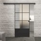 Glasschiebetür BLACK-LINE Loft Schwarzlack 35 Blickdicht Glasschiebetür BLACK-LINE Loft Schwarzlack 35 Blickdicht