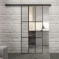 Glasschiebetür BLACK-LINE Loft Schwarzlack 11 Auf Klarglas Glasschiebetür BLACK-LINE Loft Schwarzlack 11 Auf Klarglas
