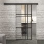 Glasschiebetür BLACK-LINE Loft Schwarzlack 20 Auf Klarglas Glasschiebetür BLACK-LINE Loft Schwarzlack 20 Auf Klarglas