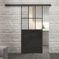 Glasschiebetür BLACK-LINE Loft Schwarzlack 28 Auf Klarglas Glasschiebetür BLACK-LINE Loft Schwarzlack 28 Auf Klarglas