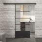Glasschiebetür BLACK-LINE Loft Schwarzlack 31 Auf Klarglas Glasschiebetür BLACK-LINE Loft Schwarzlack 31 Auf Klarglas