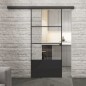 Glasschiebetür BLACK-LINE Loft Schwarzlack 32 Auf Klarglas Glasschiebetür BLACK-LINE Loft Schwarzlack 32 Auf Klarglas