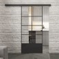 Glasschiebetür BLACK-LINE Loft Schwarzlack 34 Auf Klarglas Glasschiebetür BLACK-LINE Loft Schwarzlack 34 Auf Klarglas