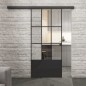 Glasschiebetür BLACK-LINE Loft Schwarzlack 38 Auf Klarglas Glasschiebetür BLACK-LINE Loft Schwarzlack 38 Auf Klarglas