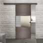 Glasschiebetür BLACK-LINE Loft Rosteisen Genietet 27 Blickdicht Glasschiebetür BLACK-LINE Loft Rosteisen Genietet 27 Blickdicht