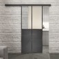 Glasschiebetür BLACK-LINE Loft Schwarzeisen Genietet 20 Blickdicht Glasschiebetür BLACK-LINE Loft Schwarzeisen Genietet 20 Blickdicht