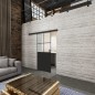 Glasschiebetür BLACK-LINE Loft Schwarzlack 24 Blickdicht Glasschiebetür BLACK-LINE Loft Schwarzlack 24 Blickdicht