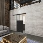 Glasschiebetür BLACK-LINE Loft Schwarzlack 25 Blickdicht Glasschiebetür BLACK-LINE Loft Schwarzlack 25 Blickdicht