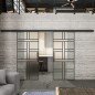 Glasschiebetür BLACK-LINE Loft Schwarzlack 13 Blickdicht Glasschiebetür BLACK-LINE Loft Schwarzlack 13 Blickdicht