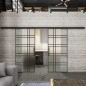 Glasschiebetür BLACK-LINE Loft Schwarzlack 19 Blickdicht Glasschiebetür BLACK-LINE Loft Schwarzlack 19 Blickdicht