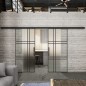 Glasschiebetür BLACK-LINE Loft Schwarzlack 20 Blickdicht Glasschiebetür BLACK-LINE Loft Schwarzlack 20 Blickdicht
