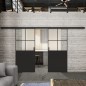Glasschiebetür BLACK-LINE Loft Schwarzlack 24 Blickdicht Glasschiebetür BLACK-LINE Loft Schwarzlack 24 Blickdicht