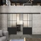 Glasschiebetür BLACK-LINE Loft Schwarzlack 36 Blickdicht Glasschiebetür BLACK-LINE Loft Schwarzlack 36 Blickdicht