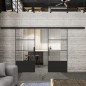 Glasschiebetür BLACK-LINE Loft Schwarzlack 32 Auf Klarglas Glasschiebetür BLACK-LINE Loft Schwarzlack 32 Auf Klarglas