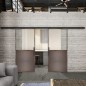 Glasschiebetür BLACK-LINE Loft Rosteisen Genietet 16 Blickdicht Glasschiebetür BLACK-LINE Loft Rosteisen Genietet 16 Blickdicht