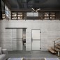 Glasschiebetür BLACK-LINE Loft Schwarzlack 18 Blickdicht Glasschiebetür BLACK-LINE Loft Schwarzlack 18 Blickdicht
