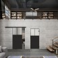Glasschiebetür BLACK-LINE Loft Schwarzlack 25 Blickdicht Glasschiebetür BLACK-LINE Loft Schwarzlack 25 Blickdicht