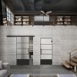 Glasschiebetür BLACK-LINE Loft Schwarzlack 31 Blickdicht Glasschiebetür BLACK-LINE Loft Schwarzlack 31 Blickdicht
