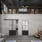Glasschiebetür BLACK-LINE Loft Schwarzlack 36 Blickdicht Glasschiebetür BLACK-LINE Loft Schwarzlack 36 Blickdicht