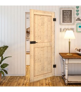 Ganzglastür - Country Astkiefer Model 20 - modernes Zuhause