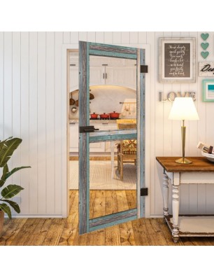 Ganzglastür - Country Bunt geplankt Model 21