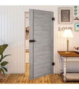 Ganzglastür - Country Graueiche Model 10 - modernes Zuhause