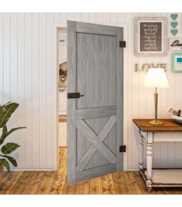 Ganzglastür - Country Graueiche Model 50 - modernes Zuhause