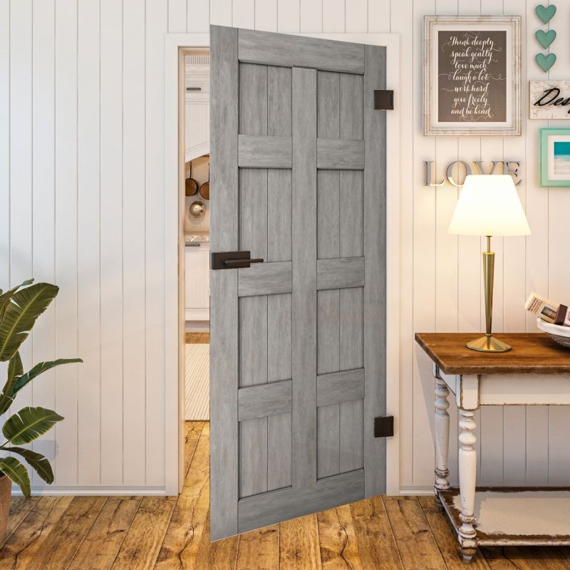 Ganzglastür - Country Graueiche Modell 60