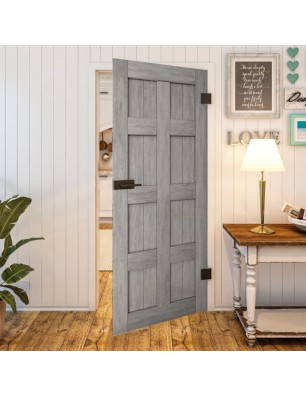 Ganzglastür - Country Graueiche Model 60 - modernes Zuhause