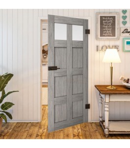 Ganzglastür - Country Graueiche Model 66 - modernes Zuhause