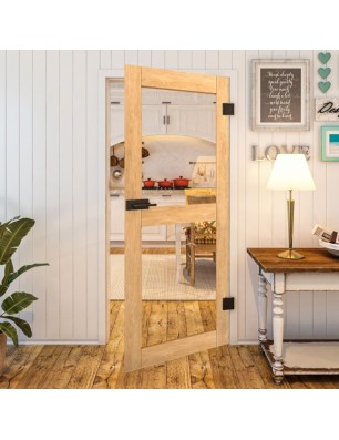 Ganzglastür - Country Sonoma Eiche Model 21-modernes Zuhause