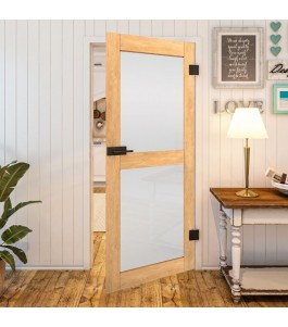 Ganzglastür - Country Sonoma Eiche Model 23-modernes Zuhause