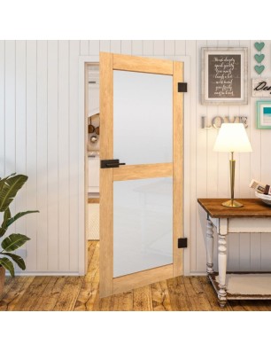 Ganzglastür - Country Sonoma Eiche Model 23-modernes Zuhause