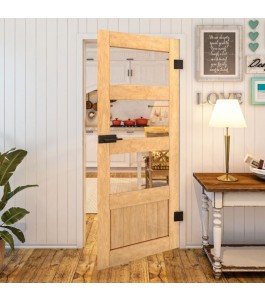 Ganzglastür - Country Sonoma Eiche Model 32-modernes Zuhause