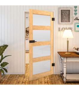 Ganzglastür - Country Sonoma Eiche Model 35-modernes Zuhause