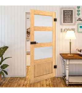 Ganzglastür - Country Sonoma Eiche Model 36-modernes Zuhause