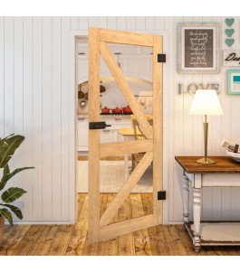 Ganzglastür - Country Sonoma Eiche Model 41-modernes Zuhause