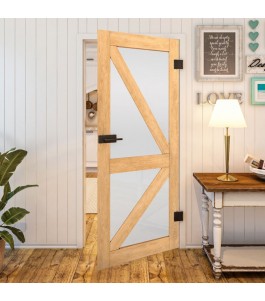Ganzglastür - Country Sonoma Eiche Model 43-modernes Zuhause