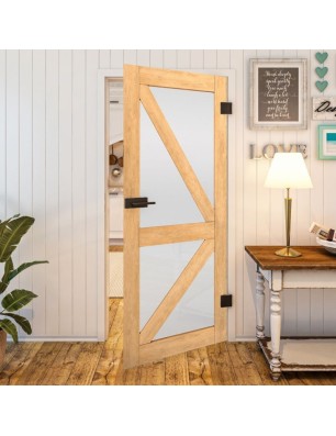 Ganzglastür - Country Sonoma Eiche Model 43-modernes Zuhause