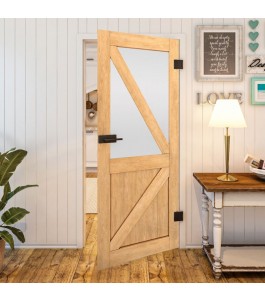Ganzglastür - Country Sonoma Eiche Model 44-modernes Zuhause