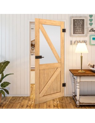 Ganzglastür - Country Sonoma Eiche Model 44-modernes Zuhause