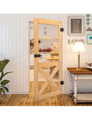 Ganzglastür - Country Sonoma Eiche Model 51-modernes Zuhause