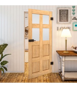 Ganzglastür - Country Sonoma Eiche Model 65-modernes Zuhause