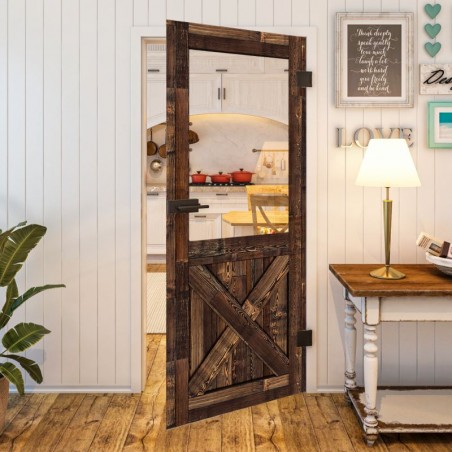 Ganzglastür - Country Altholz Astig Model 51