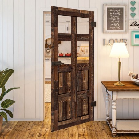Ganzglastür - Country Altholz Astig Model 62