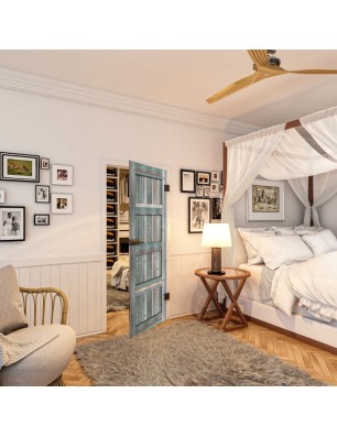 Ganzglastür - Country Bunt geplankt Model 30