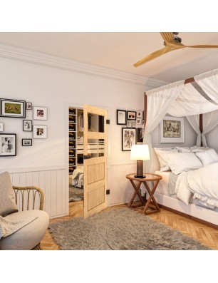 Ganzglastür - Country Sonoma Eiche Model 33-modernes Zuhause