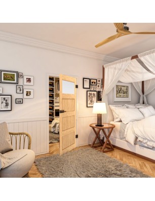 Ganzglastür - Country Sonoma Eiche Model 38-modernes Zuhause