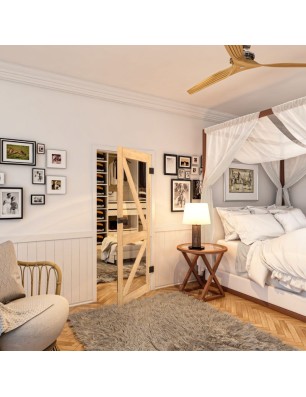 Ganzglastür - Country Sonoma Eiche Model 41-modernes Zuhause