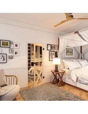 Ganzglastür - Country Sonoma Eiche Model 51-modernes Zuhause